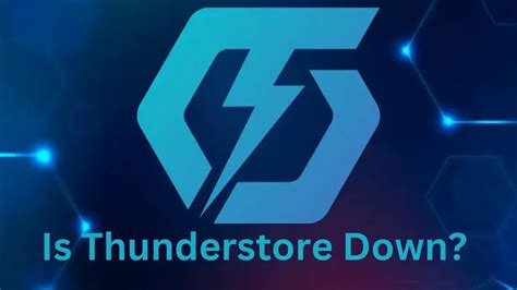 is thunderstore down|More.